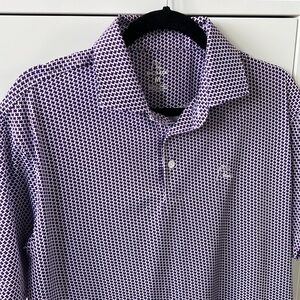 Rhoback “Don’t Mess With Texas” Men’s Purple Polo Shirt